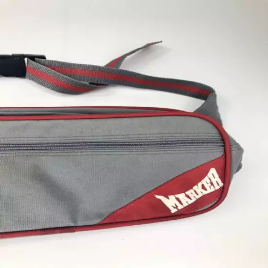 Marker Fanny Pack Belt Bag Waist Bag Gray Red a1o