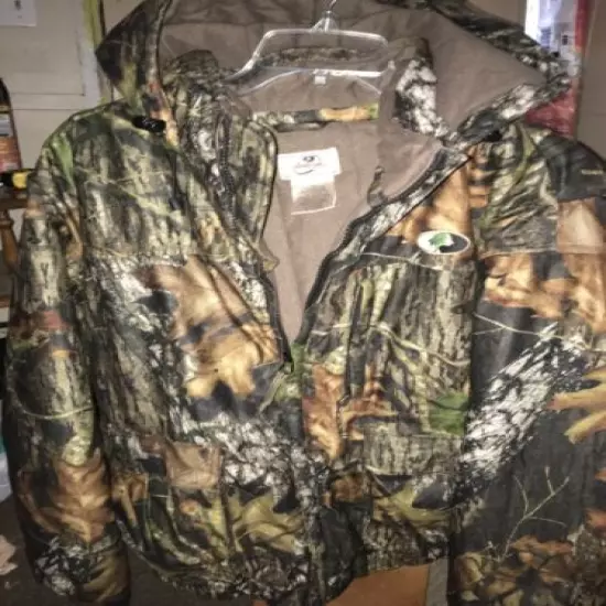 NWOT XXL Mossy Oak WARM woodland camo HUNTING coat