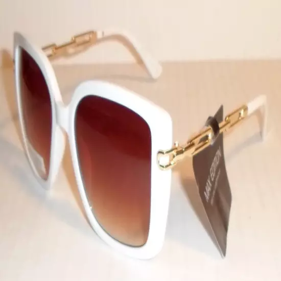 MAX EDITION Gold White Smoky Gradient Sunglasses NWT