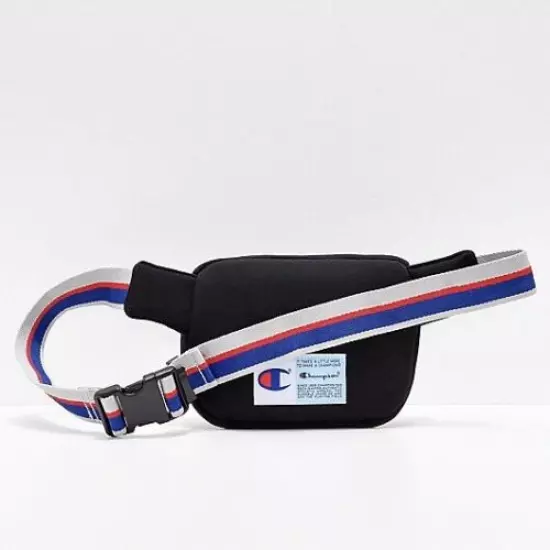 Champion Waist Shoulder Multi Purpose Belt Bag Adjustable Strap Buckle Black New