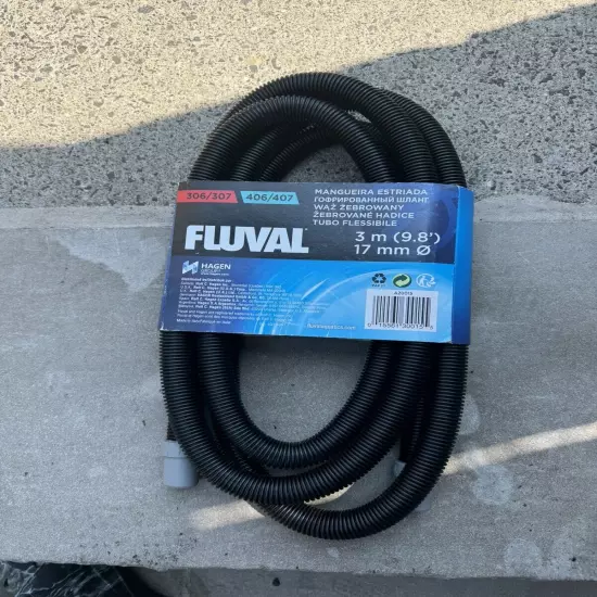 FLUVAL Ribbed Hosing Tube 9.8 ft - Fits 306/307 - 406/407 - NEW A20015 