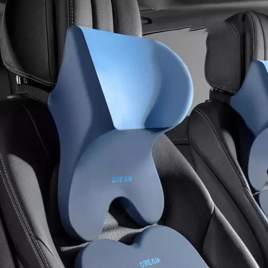 Car Lumbar Support Headrest Neck Pillow Universal Neck Cushion Auto Seat Pillow