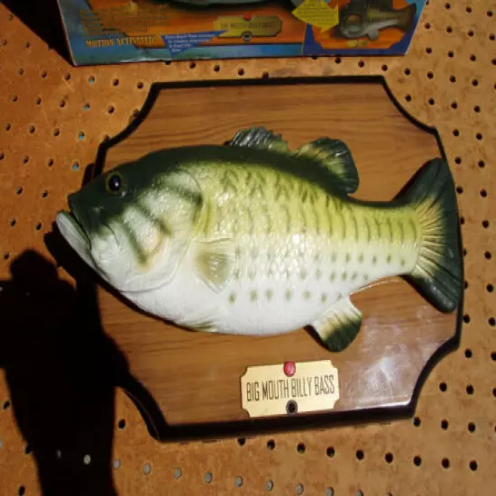 VINTAGE BIG MOUTH BILLY BASS SINGING FISH DON'T WORR & TAKE ME TO THE RIVER 1999