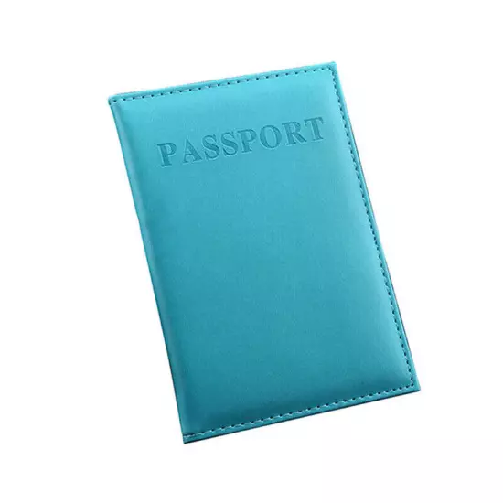 PU Leather Passport Cover Case Travel ID Card Ticket Passport Holder Protector