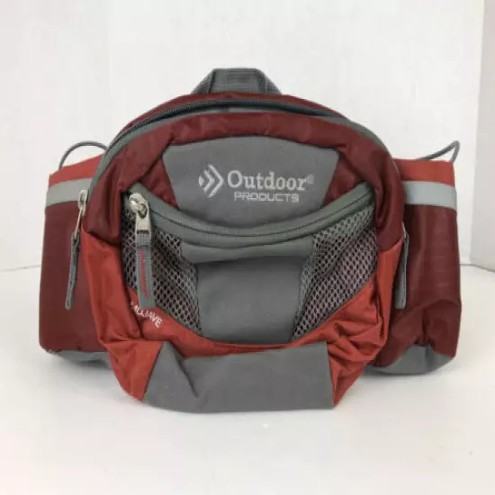 Outdoor Products Mojave 8.0 Red Fanny Pack 2 Water Bottle Holders Adjustable...