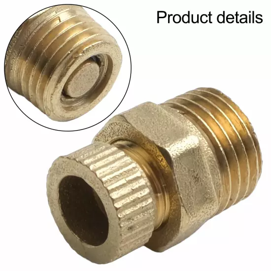 4PCS Small Air Pump Accessories Silent Air Compressor Drain Valve Screw Copper