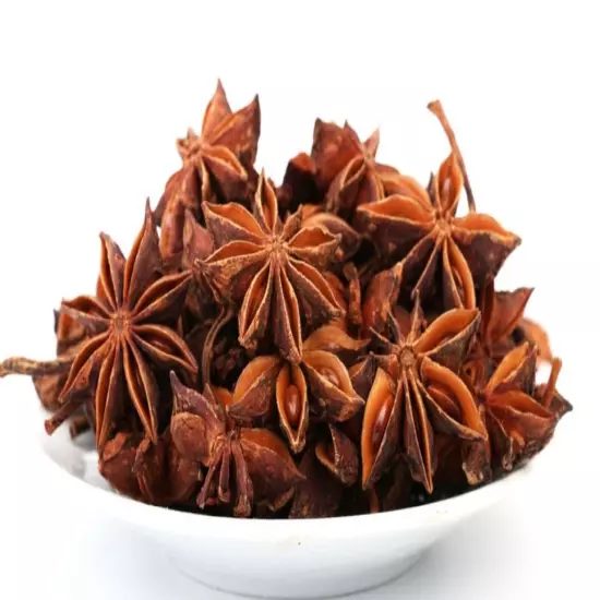 Dry Star Anise Ceylon Premium Whole Natural Herb Spice Bulk Leaves 100% Organic