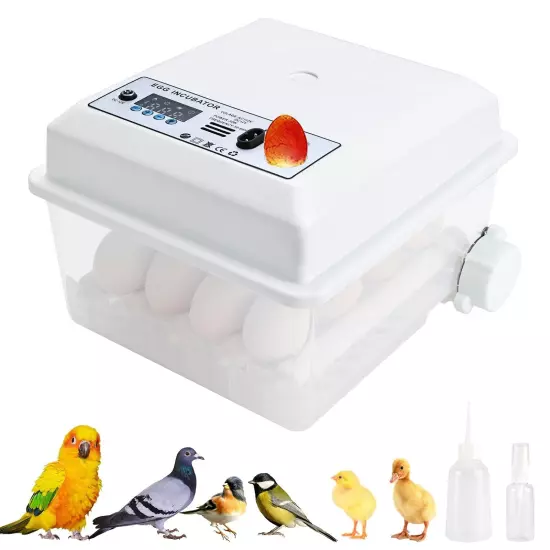 YaeCCC Egg Incubator, Automatic Egg Hatching Incubator Temperature Control fo...