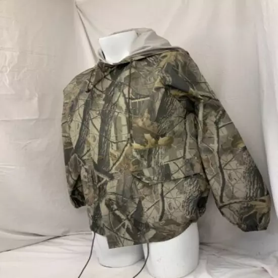 Stearns DryWear Camo Waterproof Jacket M Brown Real Tree Polyvinyl YGI Q2-175