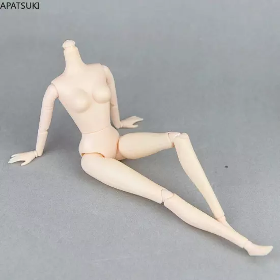 1/6 BJD Doll Accessories Movable Jointed Body for 11.5" Doll Big Breast Body Toy