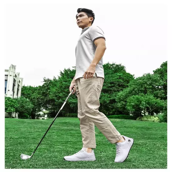 Comfortable Golf Shoes Men's Non-Slip Sneakers Waterproof Spikeless Golf Shoes