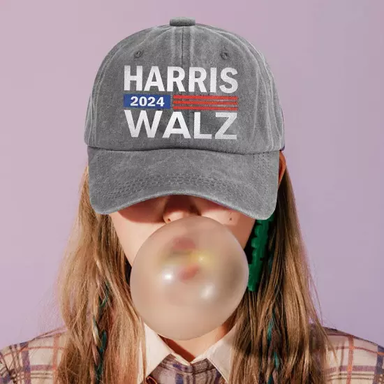 Kamala Harris Tim Walz Hat (Embroidered Dad Cap) Harris Walz 2024 USN