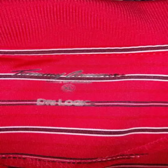 Tommy Amour Dri Loc Red Golf Polo Shirt, Men's Size XL