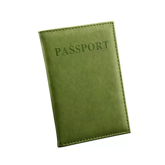 PU Leather Passport Cover Case Travel ID Card Ticket Passport Holder Protector