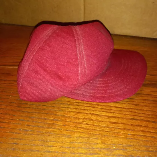 Vintage East Side Supply Laporte Indiana Cap Hat Trucker Red White Adjustable