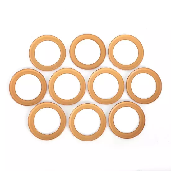 10pc/Pump Piston Rings Rubber Insulated For 1100w Oil-Silent Air Compressor