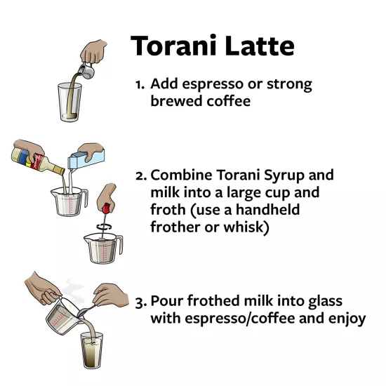 Vanilla Torani Syrup, 25.4 oz, Pack of 4