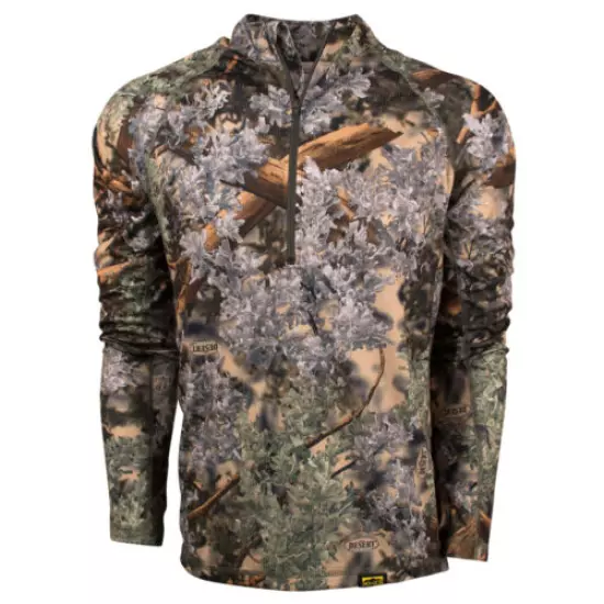 KINGS CAMO XKG Elevation 1/4 Zip Desert Shadow Tee Shirt (XKG4206-DS)