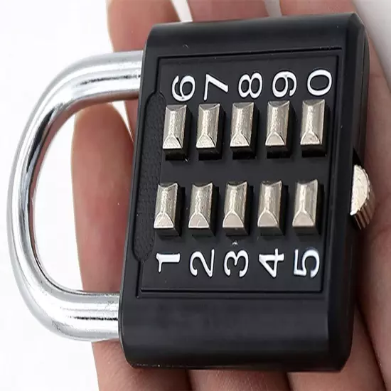 Padlock - Digits Combination Lock,Button Combination Security Padlock Digital...