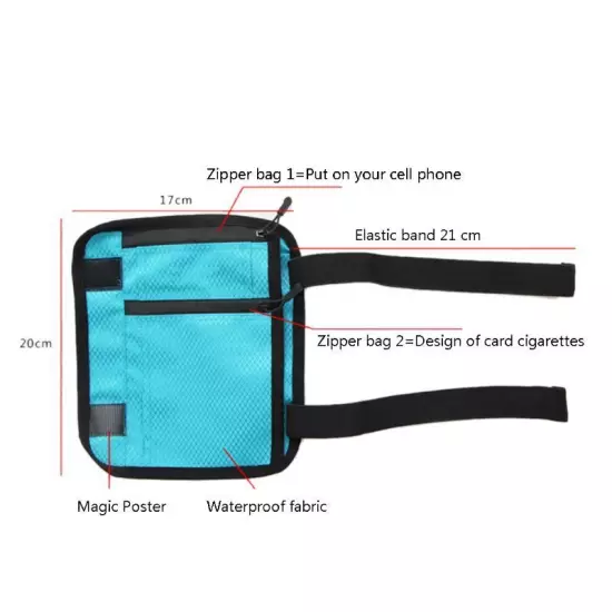 Travel Leg Money Belt Safe Card Money Passport Wallet Hide Bag Security for M