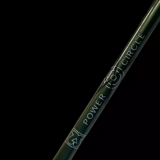 Power Circle Stiff_45"_.335 Tip Metallic Green Graphite Golf Club Shaft 95 Grams