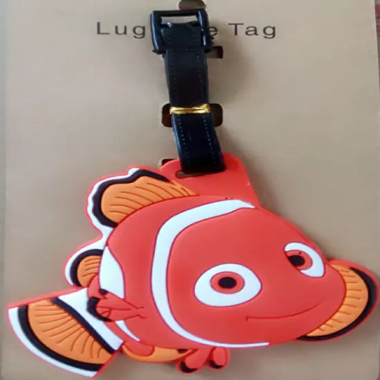 New Disney Nemo Cartoon PVC Travel Baggage Backpack Suitcase Luggage Tags