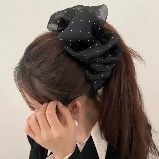 Women Bow Bubble Clip Hair Claw Elegant Large Hair Clips Clamp Access2024 N5Y9