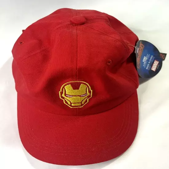 Culturefly Marvel Avengers Ironman Red Strap Back Hat New with Tags