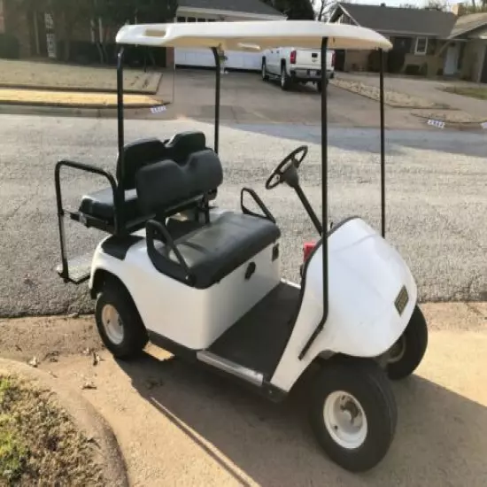 EZGO TXT Golf Cart Front Seat Cover - Black Seat Bottom