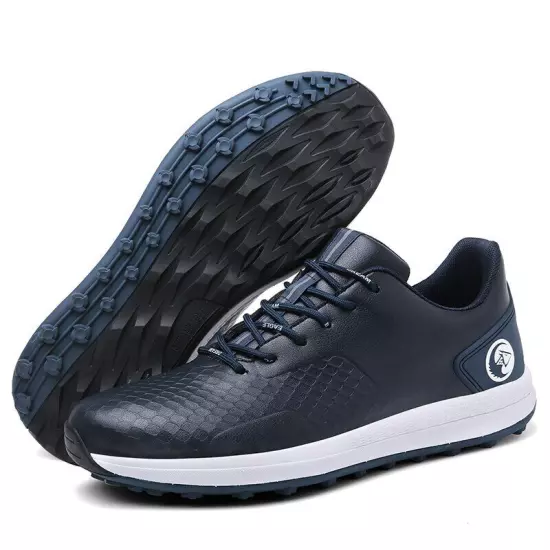 Waterproof Golf Shoes Men's Golf Sneakers Anti Slip Walking Shoes Big Size 40-47