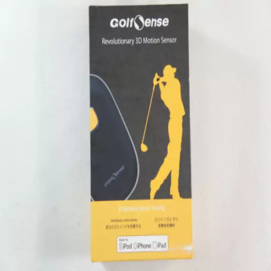 GolfSense Revolutionary 3D Motion Sensor Analyzer, NEW, Free 2-3 Day Shipping