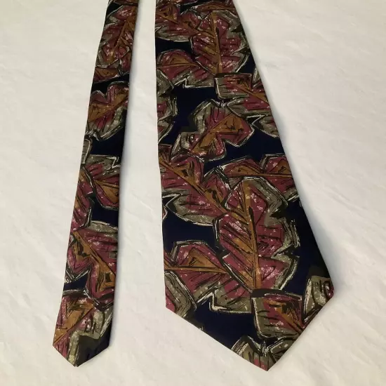 CHRISTIAN DIOR Men 100% Silk Woven In Italy Made In USA Neck Tie Vintage