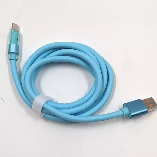 Unbranded Set of Pastel Blue 3ft USB to USB-C Charging Cables 100 pcs