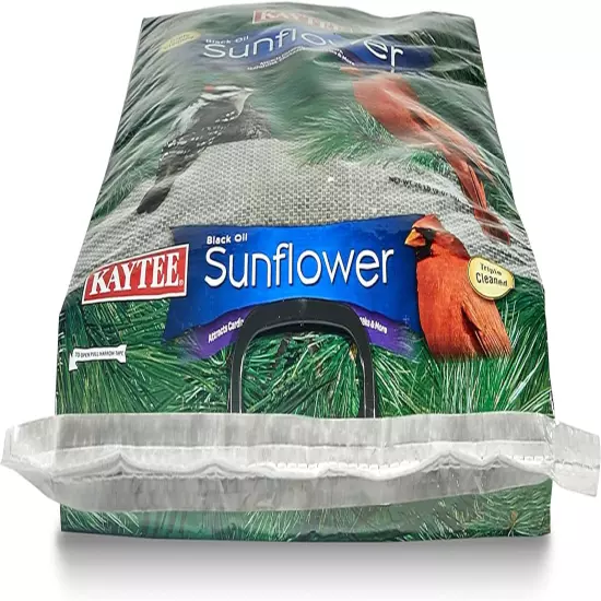 Wild Bird Black Oil Sunflower Food, 20 Pounds