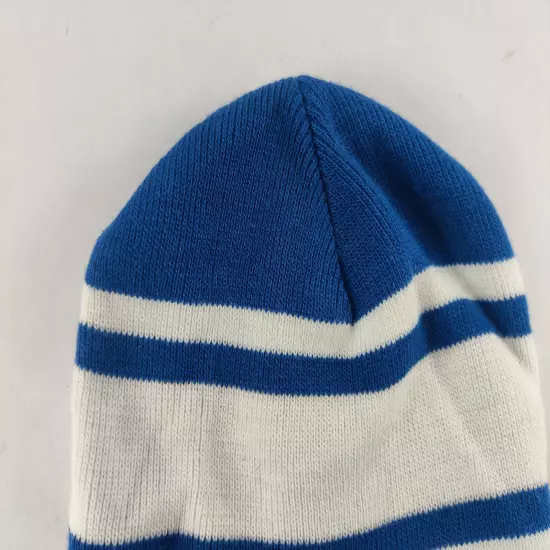 And1 Cap Winter Beanie Blue White Stripes