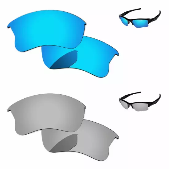 Lensology Polarized Replacement Lenses For-Oakley Flak Jacket XLJ Multi-Options