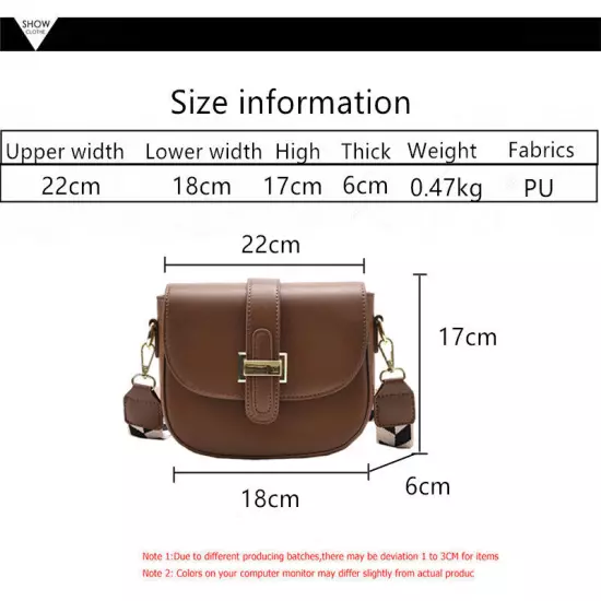 Flap Square Crossbody Bags Women PU Leather Handbags Ladies Shoulder Bag