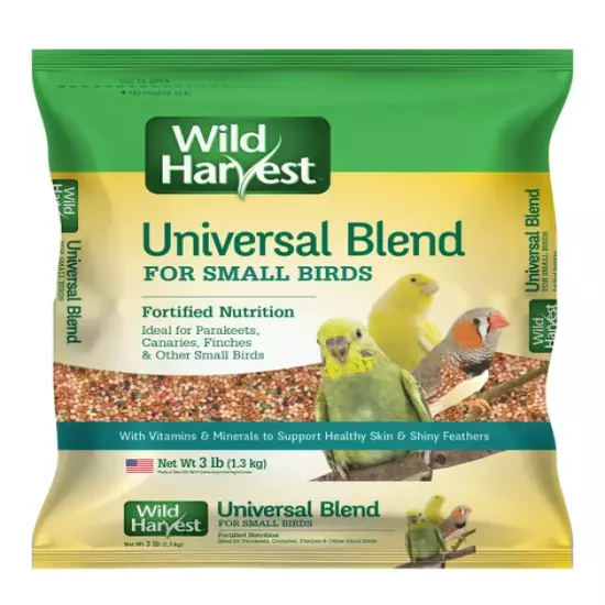 Wild Harvest Universal Blend Premium Small Birds Seed, 3 lbs - NEW