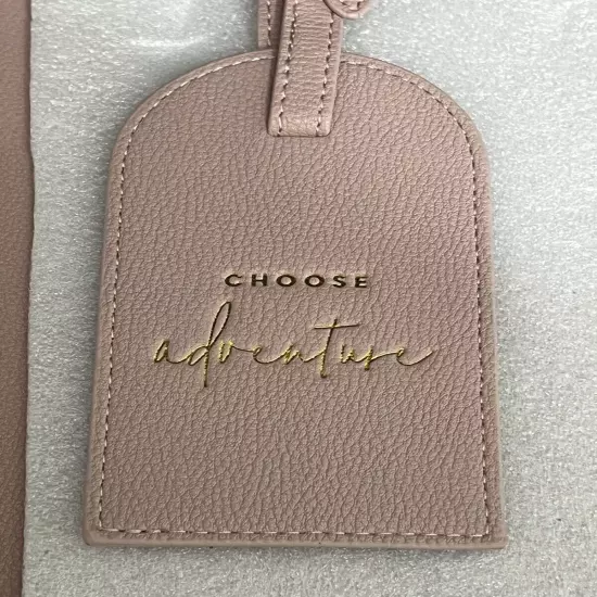 Katie Loxton Pink Leather Passport & Documents & Luggage Tag NEW 9"x 5"