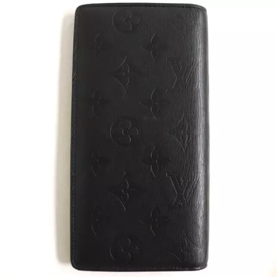 LOUIS VUITTON #1 Portefeuille Brother Monogram Shadow Embossed Leather