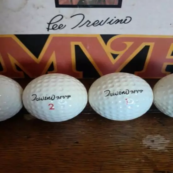 Vintage Lee Trevino MVP 2 Sleeve's of (3) Golf Balls are Mint in worn box!