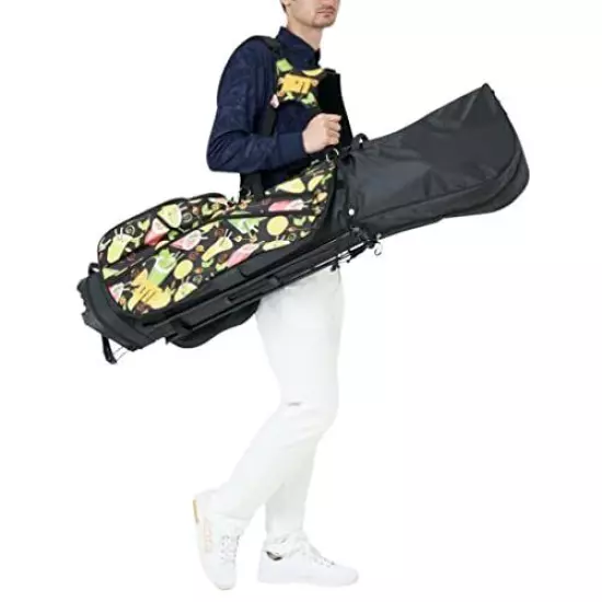 LOUDMOUTH GOLF [2021 Spring / Daiquiri_Black] Stand Bag 2021 Model LM-CB0010