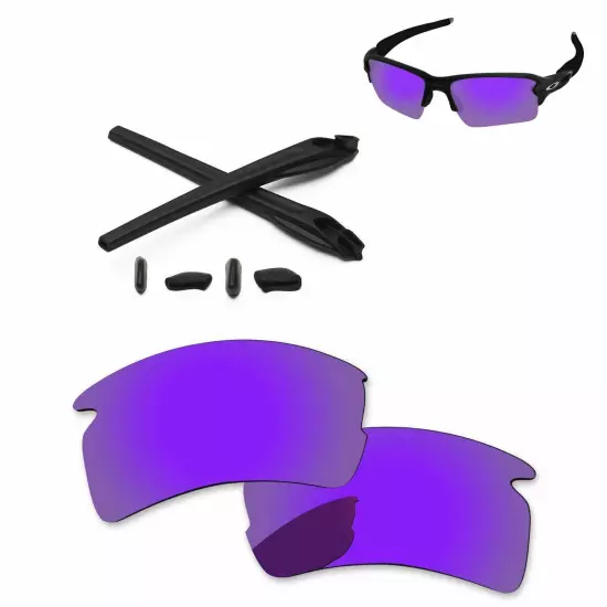 Lensology Polarized Replacement Lenses & Kit For-Oakley Flak 2.0 XL OO9188 - Opt