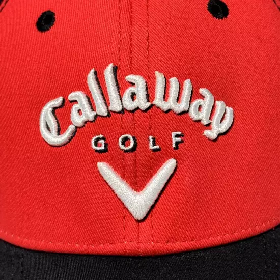 Callaway Golf X Series Hat A-Flex Red Black Tee It Up Show