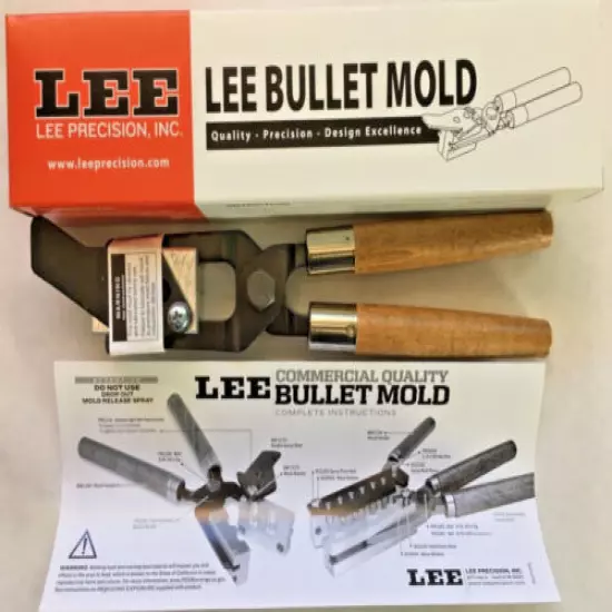 LEE 90448 .490 DIAMETER 2-CAVITY ROUND BALL MOLD 176.61 GRAINS 