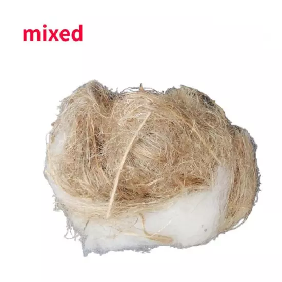 DIY Bird Nesting Material Jute Fiber Shred Nest for Parrot Finch Budgie Decor