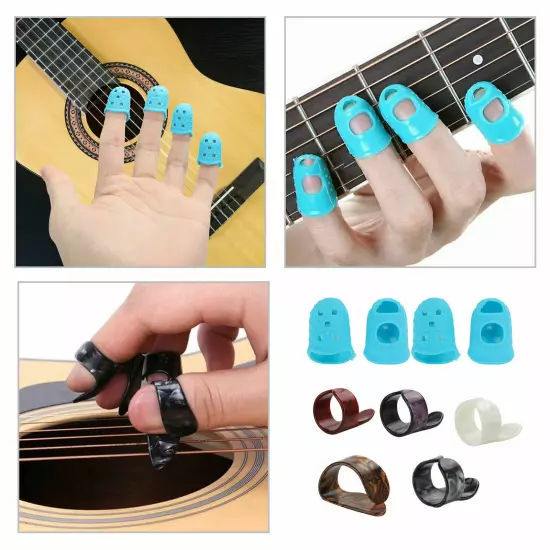 65Pcs Guitar Accessories Kit Guitar Changing Tool Strings Picks Pins Capo Tuner