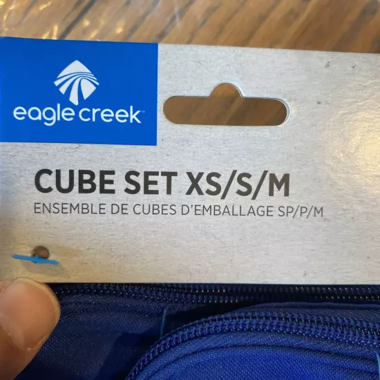 Eagle Creek Pack-It Original Packing Cubes Set XS/S/M - Durable, BLUE NWT