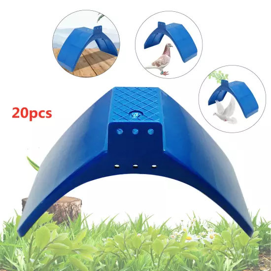 20x Pigeon Dove Bird Rest Stand Frame Dwelling Perches Roost Bird Supplies Blue