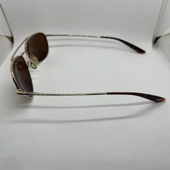 Kaenon Aviator Driving Sunglass Frames Tortoise Gold Made in Italy Men’s Gold